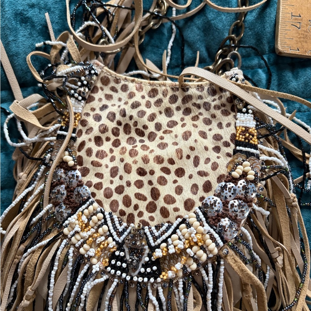 Fringe Beaded Bag - Picture 4 of 4